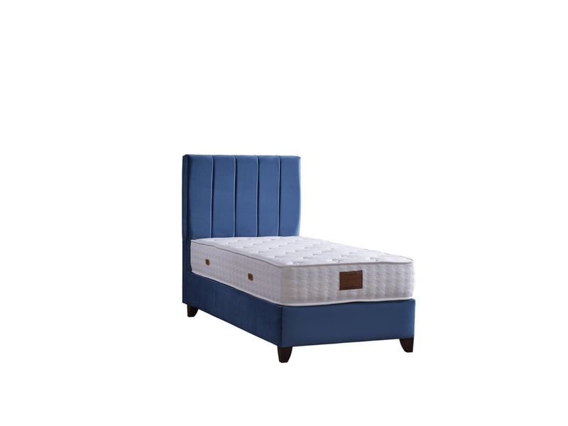 Cordoba Storage Bed With Headboard - Twin in Dusty Rose - 110-COR-L44-100-SBWHB