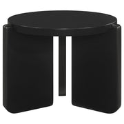 Cordova 2-piece Solid Wood Coffee and End Table Set Black - 709678-S2