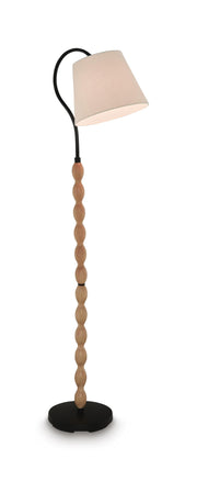 Corinwell Brown/Black Floor Lamp - L329131