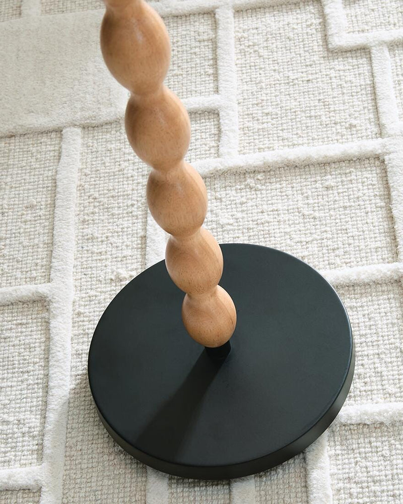 Corinwell Brown/Black Floor Lamp - L329131