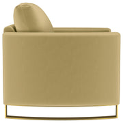 Corliss Upholstered Curved Track Arm Chair Camel - 508826