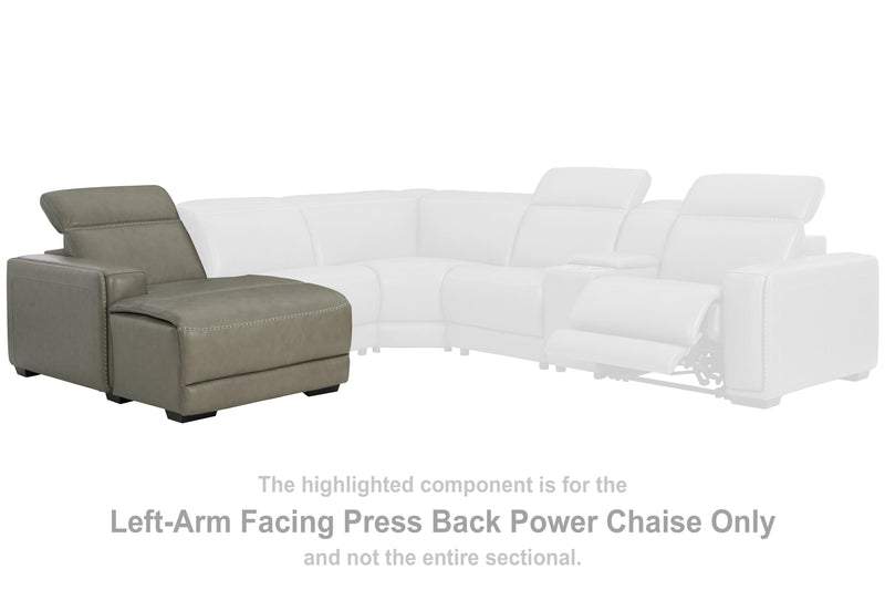 Correze Left-Arm Facing Press Back Power Chaise - U9420279 - DMV Furniture