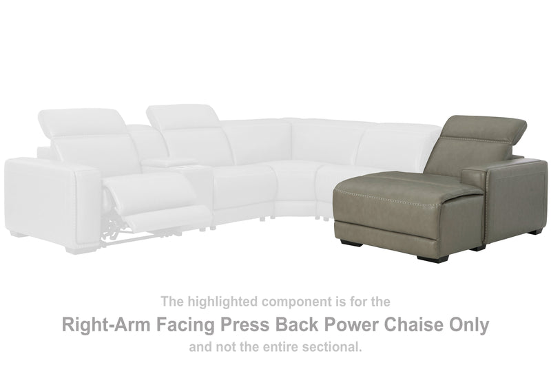 Correze Right-Arm Facing Press Back Power Chaise - U9420297 - DMV Furniture