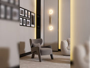 Corte 4-pieces (Four Seater lounge Sofa & 1 Four Seater Sofa &  2 Chair) Livingroom in Cream - 200-GAB-COR-4L411