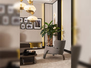 Corte 4-pieces (Four Seater lounge Sofa & 1 Four Seater Sofa &  2 Chair) Livingroom in Cream - 200-GAB-COR-4L411