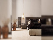 Corte Bedroom (Queen Frame With Headboard & Dresser With Mirror & Ottoman & 2 Nightstand) - 200-GAB-COR-QB-SET