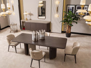 Corte Diningroom (Consol With Mirror & Dining Table & 6 Dining Chair) - 200-GAB-COR-DT-6-SET