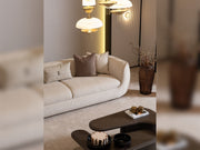 Corte Stationary Four Seat Sofa in Cream - 200-GAB-COR-4