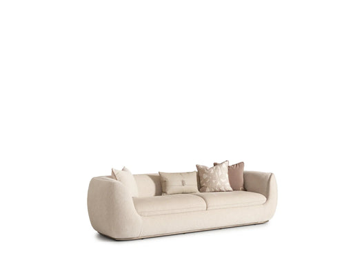 Corte Stationary Four Seat Sofa in Cream - 200-GAB-COR-4