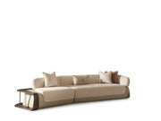 Corte Stationary Four Seater Lounge Sofa in Cream - 200-GAB-COR-4L