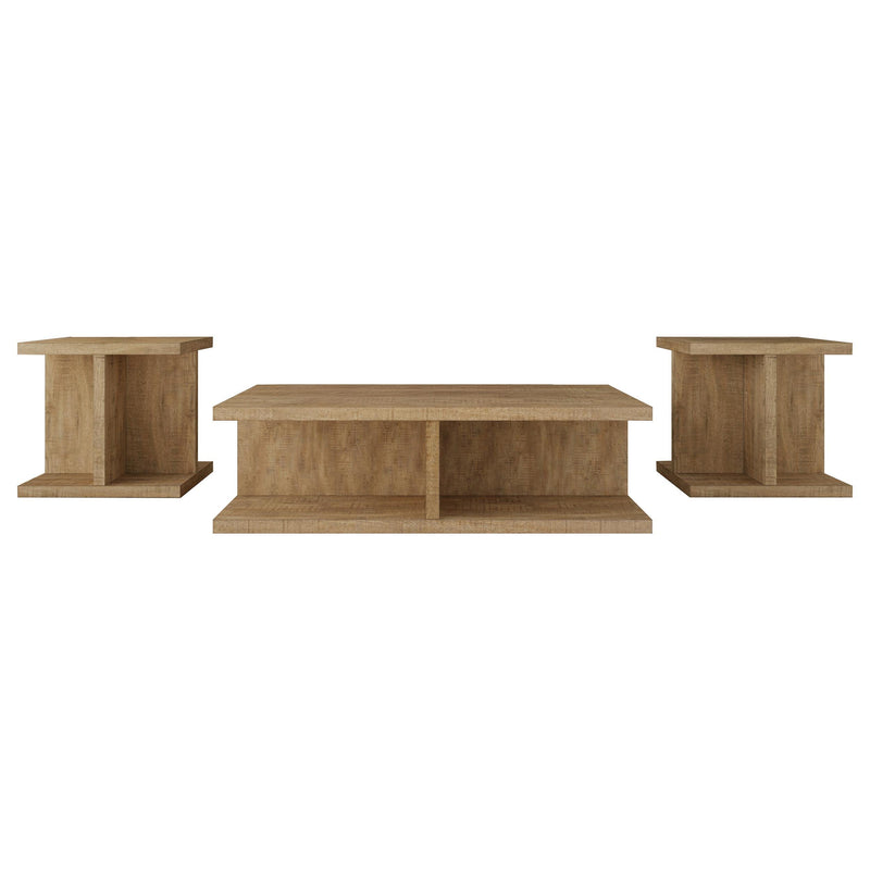 Cortona 3-piece Coffee and End Table Set Mango - 706178-S3