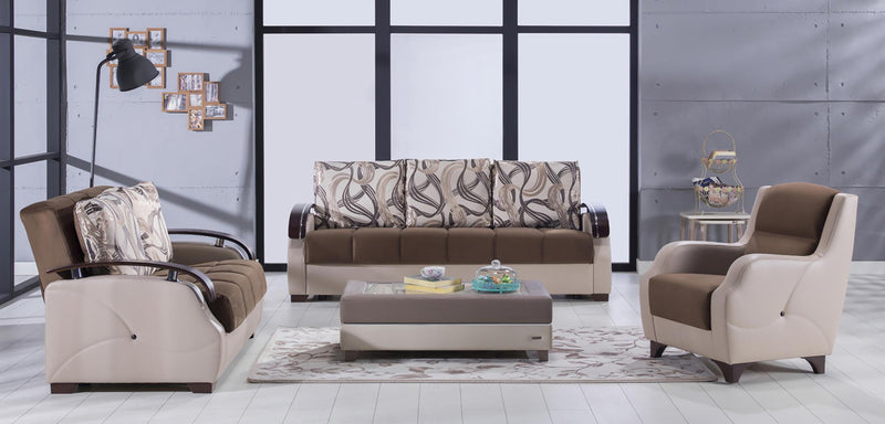 Costa Love Seat (Best Brown) 2 Pieces - DMV FurnitureLoveseat