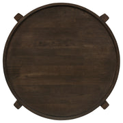 Cota 2-piece Solid Wood Coffee and End Table Set Dark Brown - 708288-S2