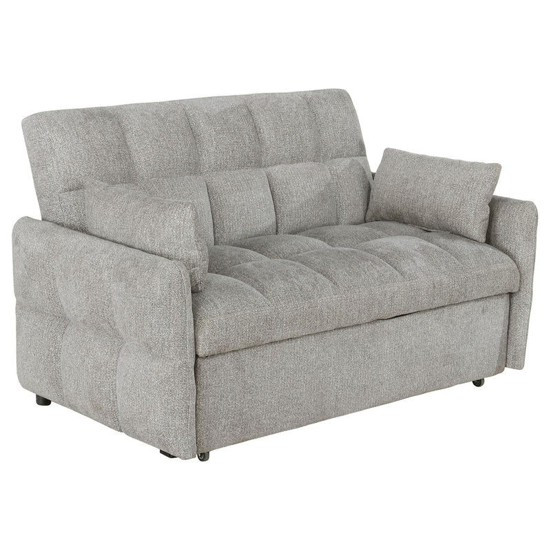 Cotswold Upholstered Convertible Sleeper Sofa Bed Light Grey - 508307