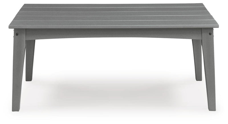 Cove Beach Gray Outdoor Coffee Table - PCP803-701