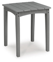 Cove Beach Gray Outdoor End Table - PCP803-702