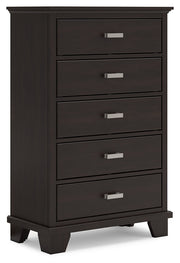 Covetown Dark Brown Chest of Drawers - B441-46
