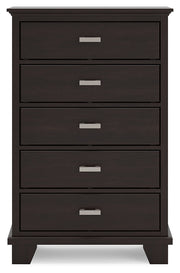 Covetown Dark Brown Chest of Drawers - B441-46