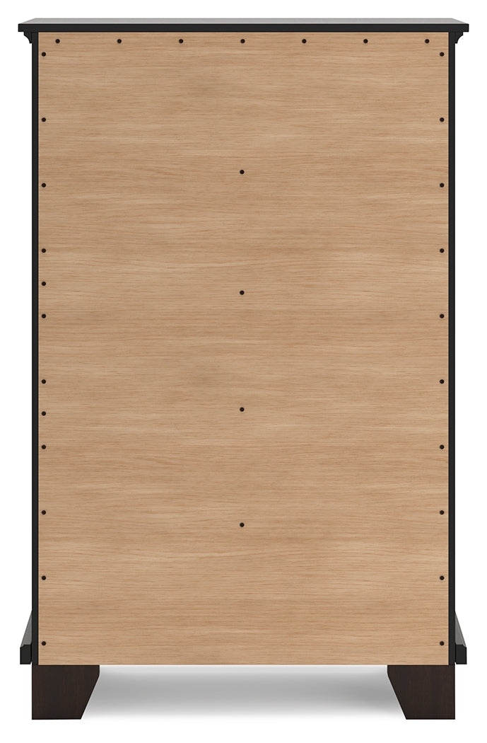 Covetown Dark Brown Chest of Drawers - B441-46