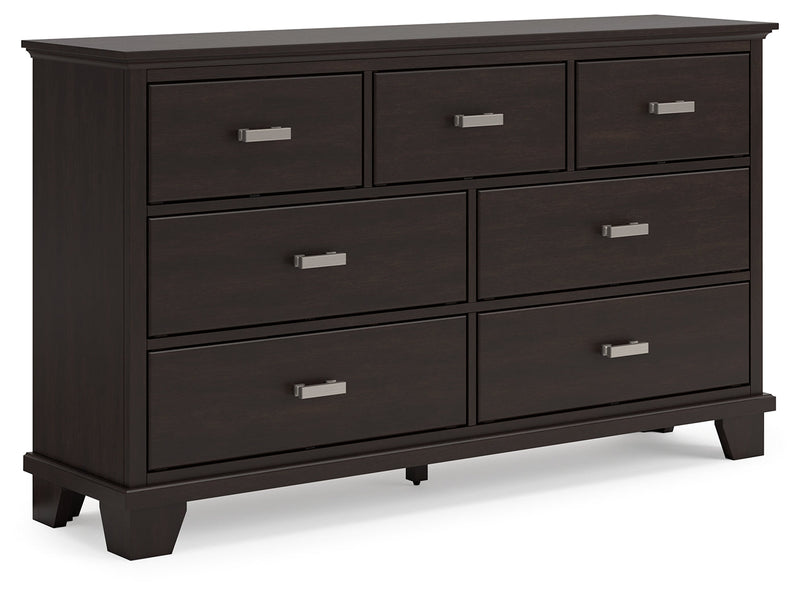 Covetown Dark Brown Dresser - B441-31