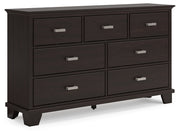 Covetown Dark Brown Dresser - B441-31