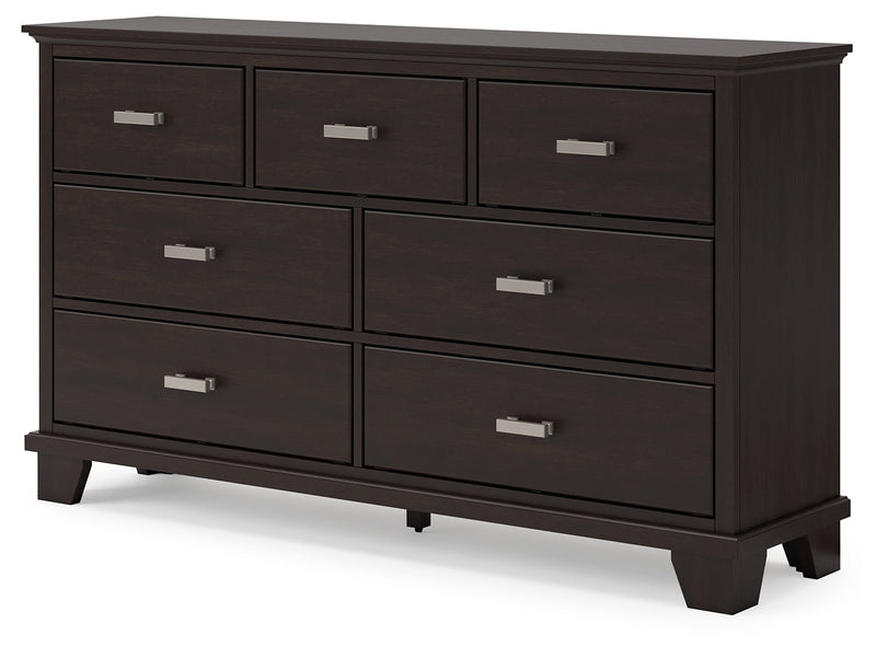 Covetown Dark Brown Dresser - B441-31
