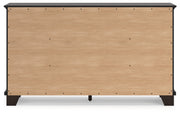 Covetown Dark Brown Dresser - B441-31