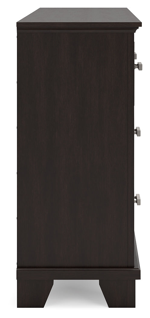 Covetown Dark Brown Dresser - B441-31