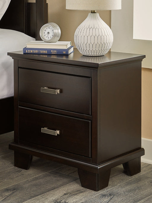 Covetown Dark Brown Nightstand - B441-92