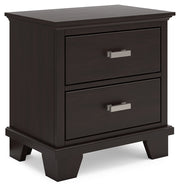 Covetown Dark Brown Nightstand - B441-92