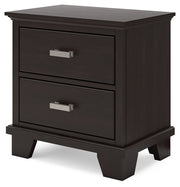 Covetown Dark Brown Nightstand - B441-92