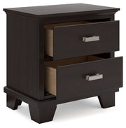 Covetown Dark Brown Nightstand - B441-92