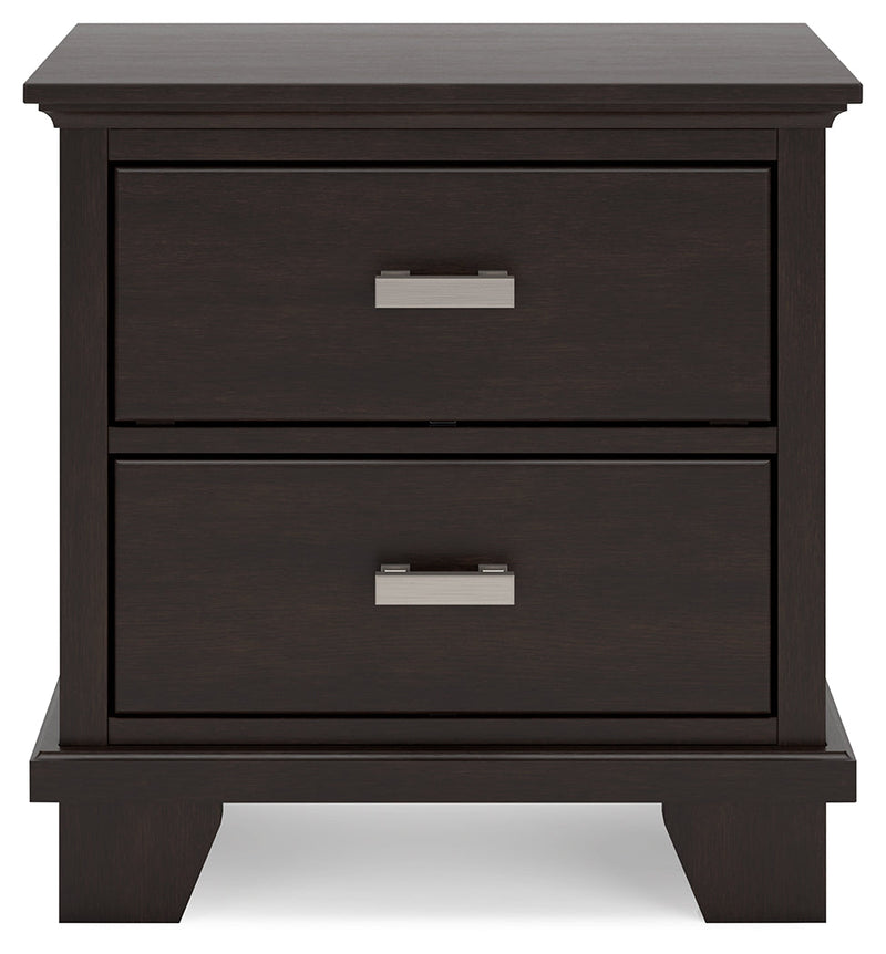 Covetown Dark Brown Nightstand - B441-92