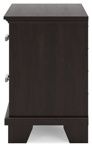Covetown Dark Brown Nightstand - B441-92