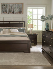 Covetown Dark Brown Panel Bedroom Set - DMV FurnitureBedroom Set