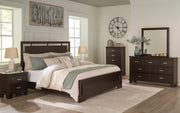 Covetown Dark Brown Panel Bedroom Set - DMV FurnitureBedroom Set