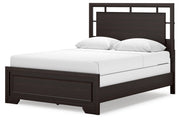 Covetown Dark Brown Queen Panel Bed - DMV FurnitureQueen Bed