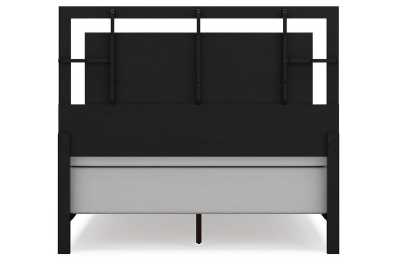 Covetown Dark Brown Queen Panel Bed - DMV FurnitureQueen Bed