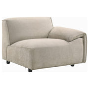 Crane 5-piece Modular Sectional Sofa Beige - 551931-SETA