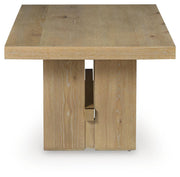 Crendlin Light Brown Coffee Table - T537-1