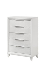 Cressida White Upholstered LED Panel Bedroom Set - DMV FurnitureBedroom Set