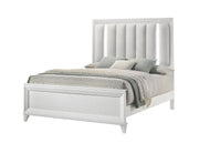 Cressida White Upholstered LED Panel Bedroom Set - DMV FurnitureBedroom Set