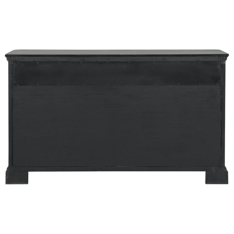 Cresswell 2-door 3-drawer Wine Storage Buffet Weathered Taupe - 107455B