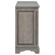 Cresswell 2-door 3-drawer Wine Storage Buffet Weathered Taupe - 107455B