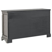 Cresswell 2-door 3-drawer Wine Storage Buffet Weathered Taupe - 107455B