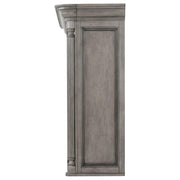 Cresswell 2-tier Touch Light Hutch Display Cabinet Weathered Taupe - 107455H