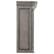 Cresswell 2-tier Touch Light Hutch Display Cabinet Weathered Taupe - 107455H