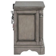 Cresswell 3-drawer Nightstand Bedside Table Weathered Taupe - 225142