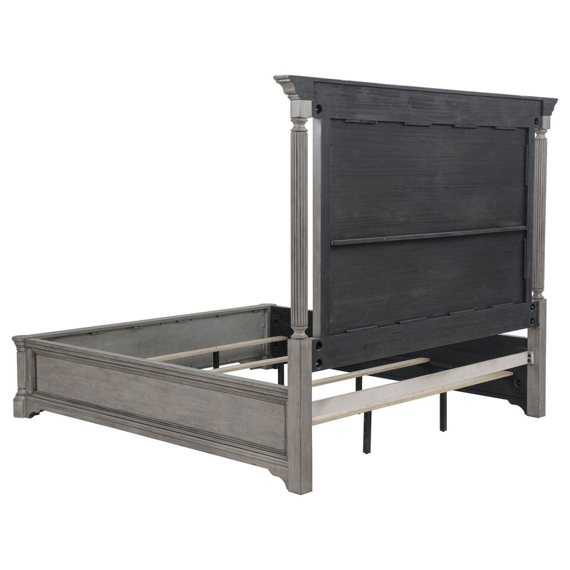 Cresswell 4-piece California King Bedroom Set Taupe - 225141KW-S4