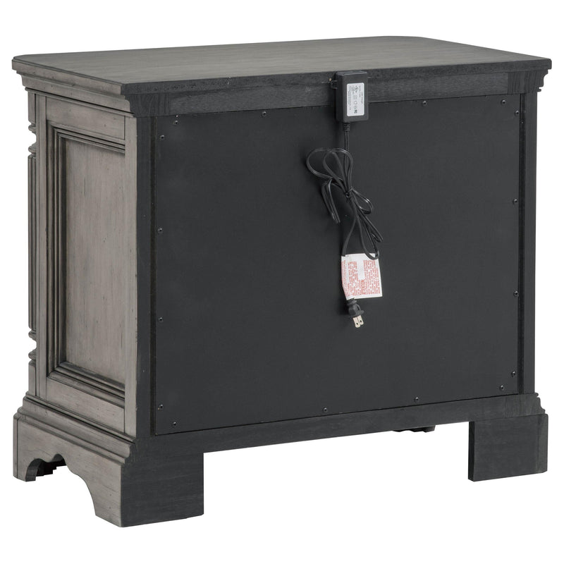 Cresswell 4-piece California King Storage Bedroom Set Taupe - 225140KW-S4